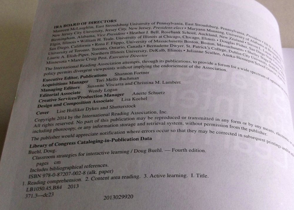 Classroom Strategies for Interactive Learning, 4th ed,Used