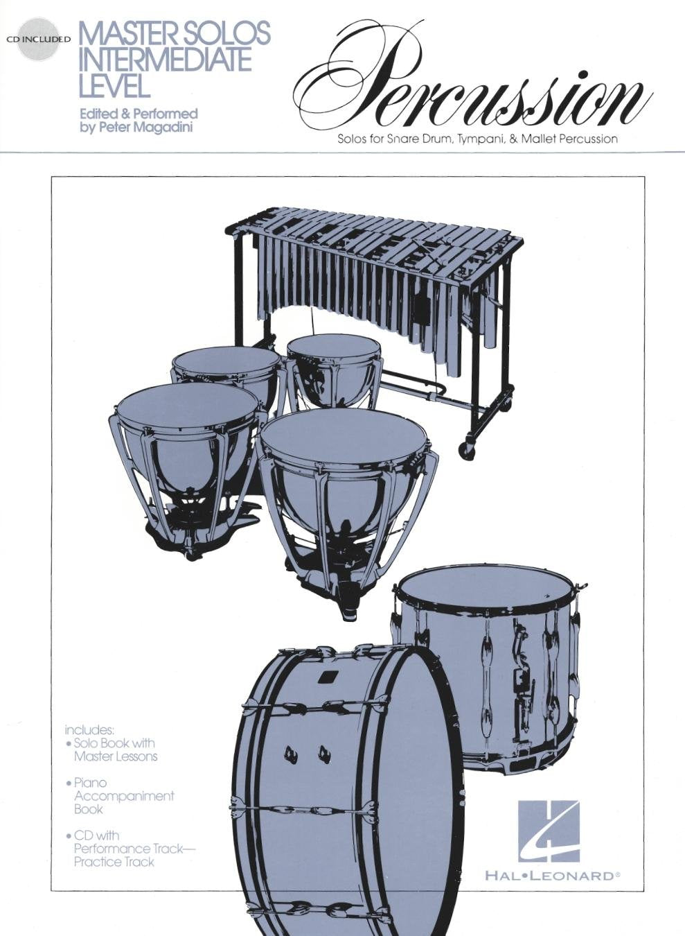 Master Solos  Percussion  Intermediate Level,Used