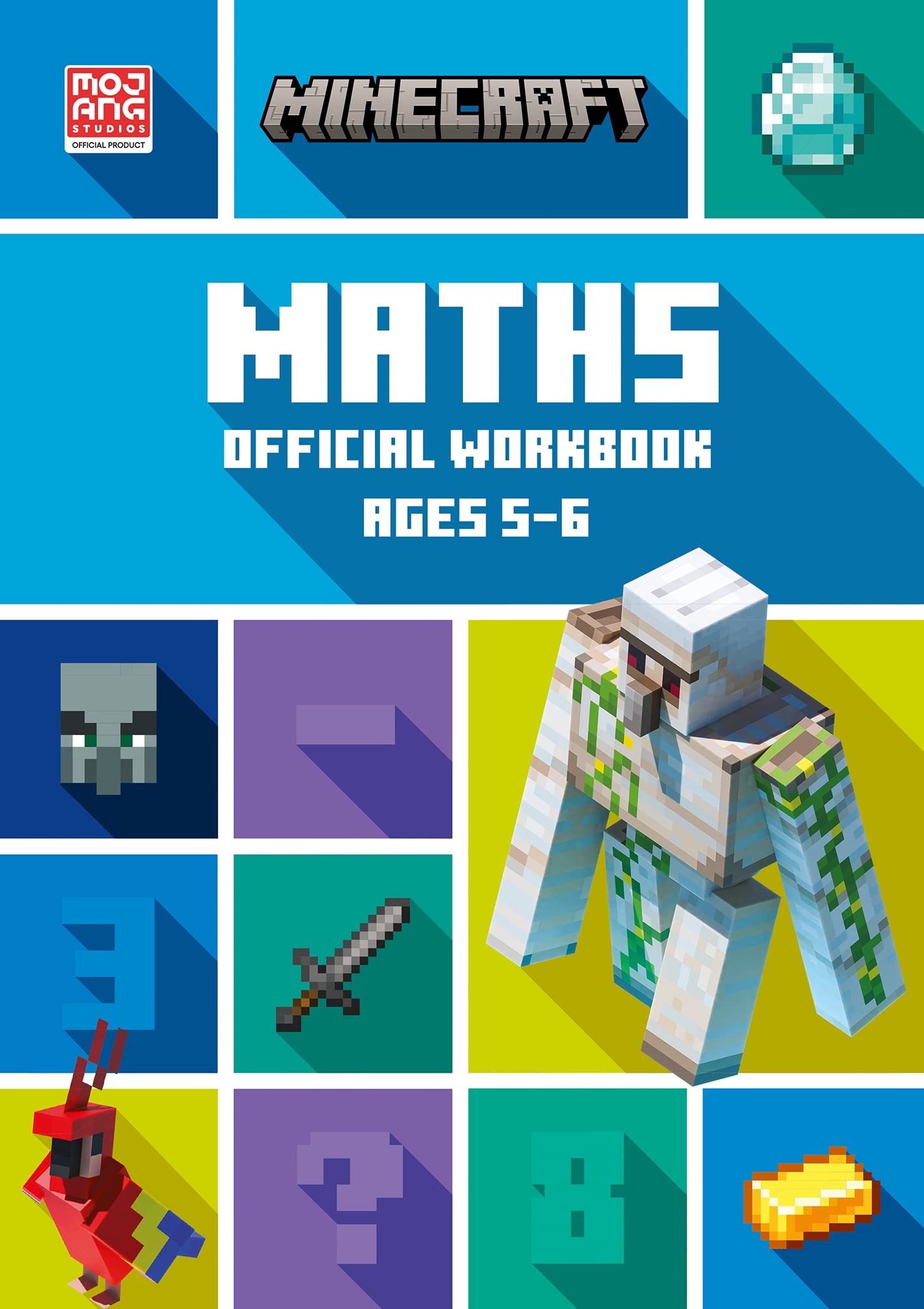 Minecraft Maths Ages 56: Official Workbook (Minecraft Education),Used