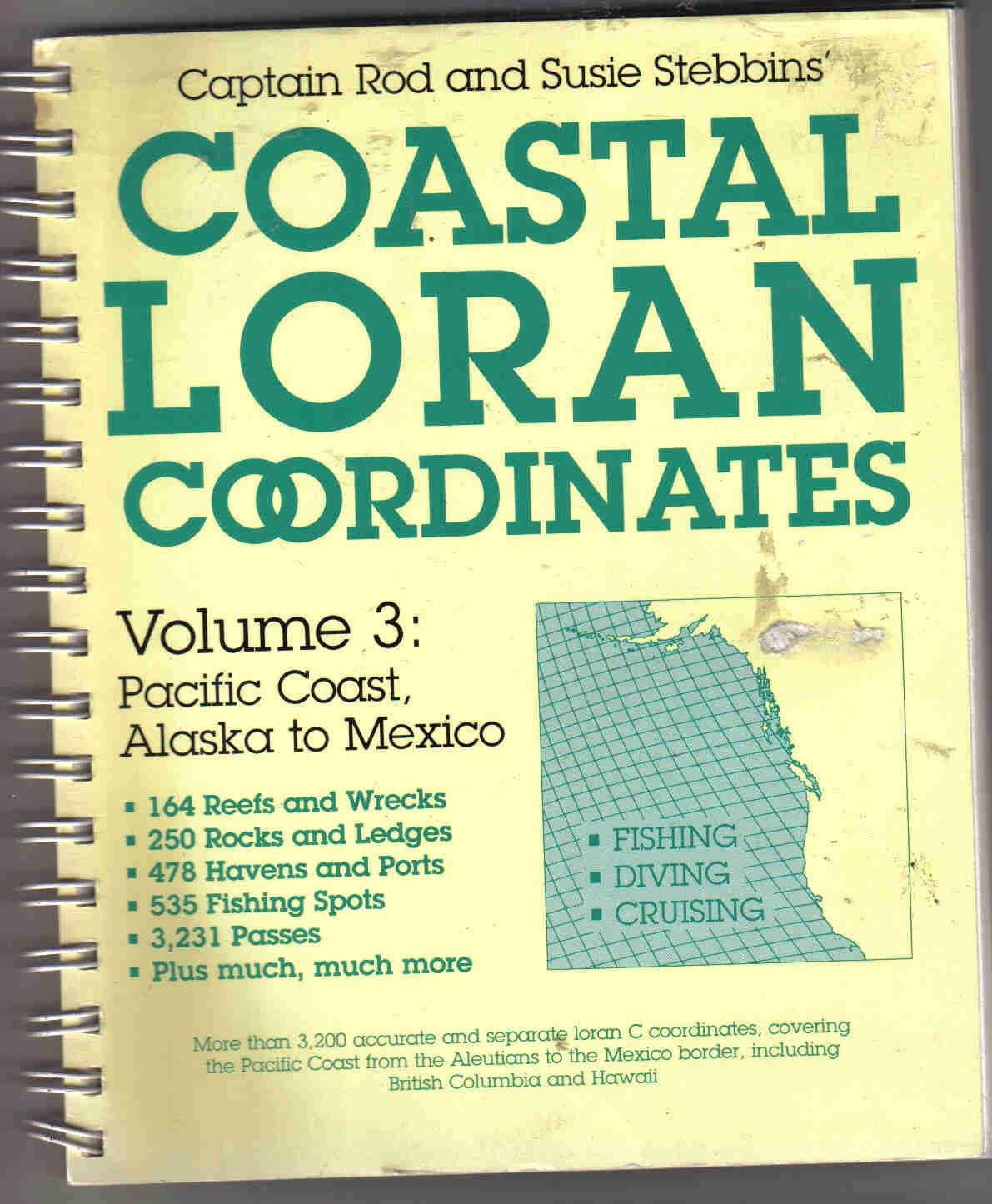 Coastal Loran Coordinates: Pacific Coast,Used