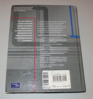 Mechanical And Electrical Systems In Buildings (2Nd Edition),Used