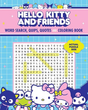 Hello Kitty And Friends Word Search, Quips, Quotes And Coloring Book (Coloring Book & Word Search)