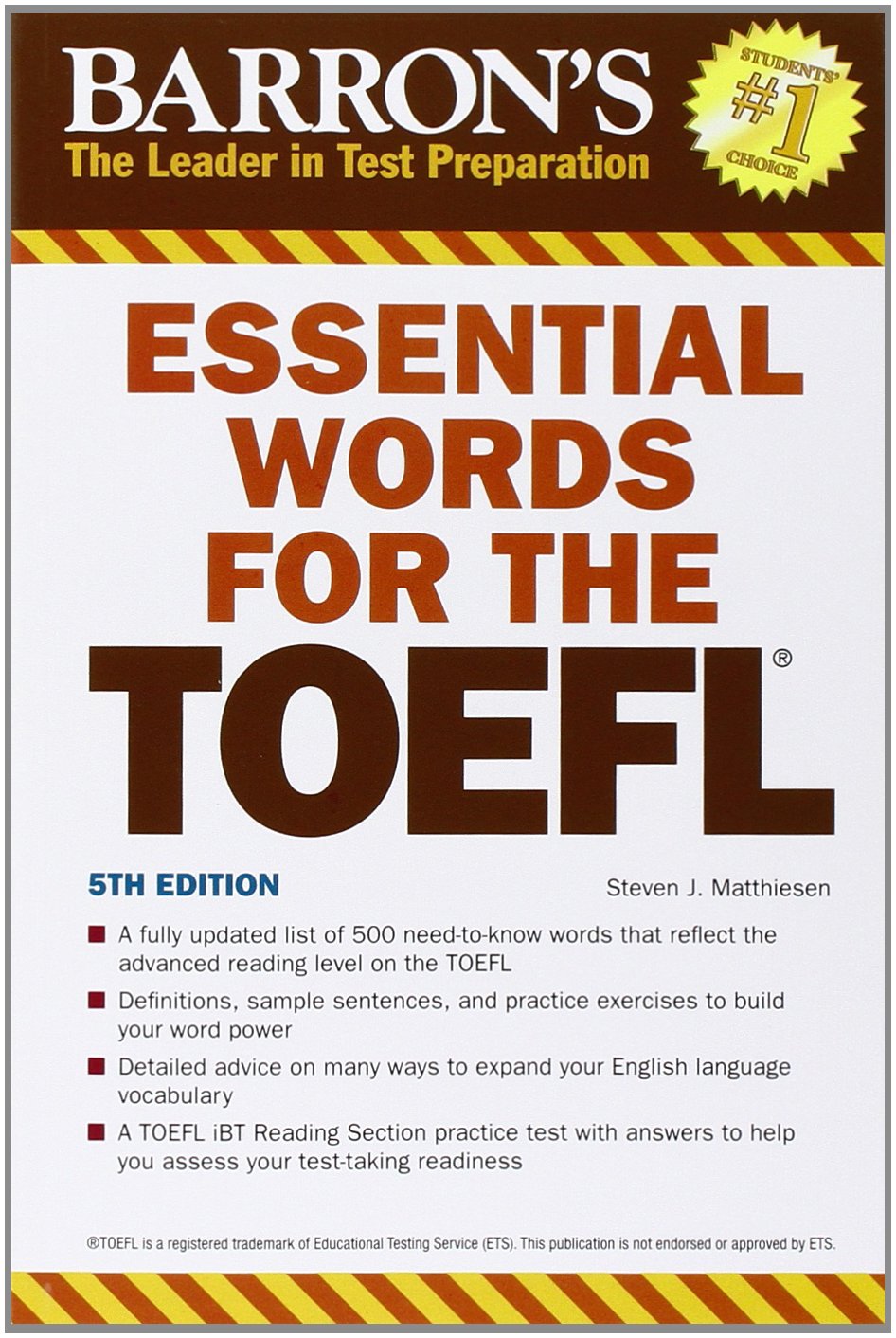 Essential Words for the TOEFL: Test of English As a Foreign Language,Used