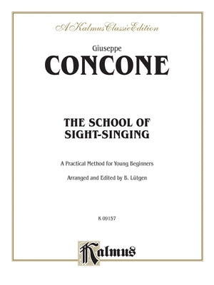 The School of SightSinging: Practical Method for Young Beginners (Lutgen) (Kalmus Edition),Used