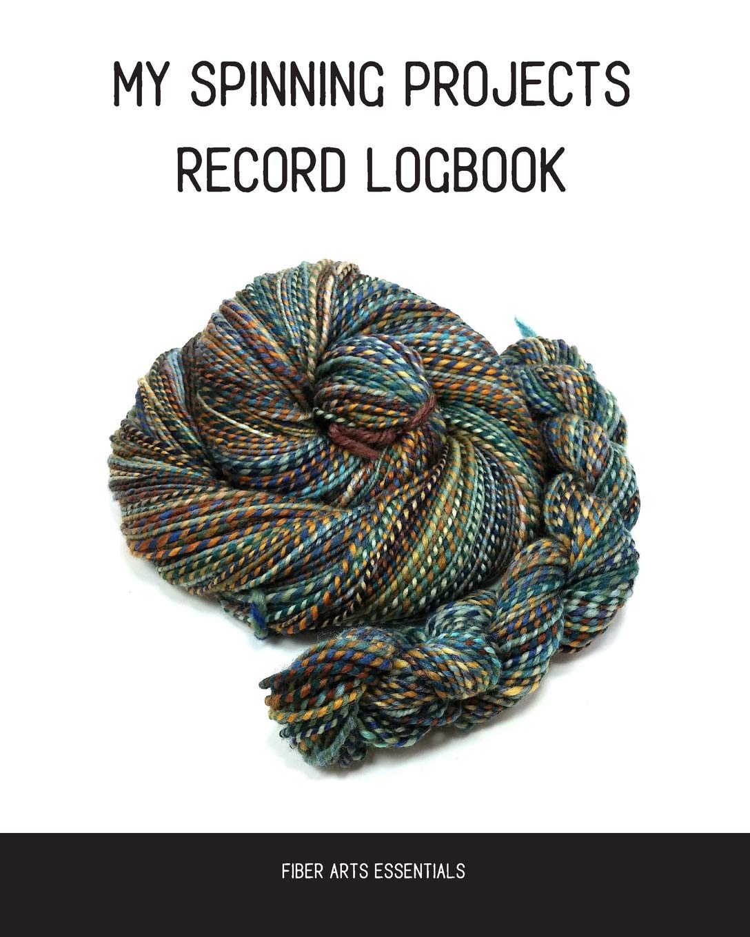 My Spinning Projects Record Logbook: The Spinning, Plying and Dyeing Book for Natural Fiber Artists and Textile Crafters,Used
