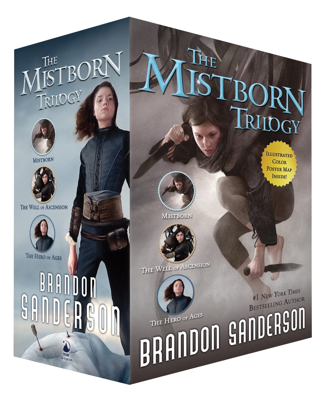 Mistborn Trilogy TPB Boxed Set: Mistborn, The Well of Ascension, and The Hero of Ages (The Mistborn Saga),New