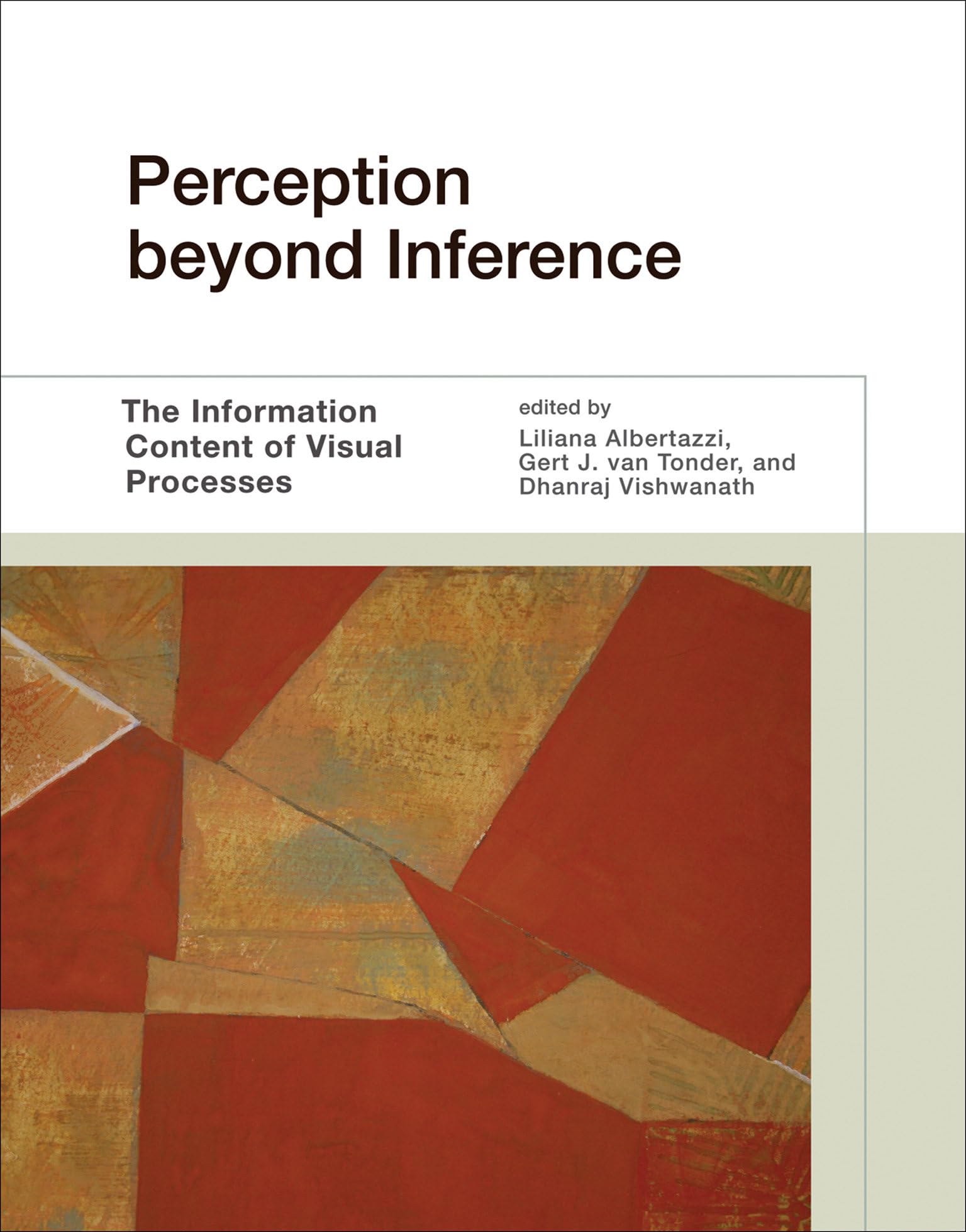 Perception beyond Inference: The Information Content of Visual Processes (Mit Press),Used