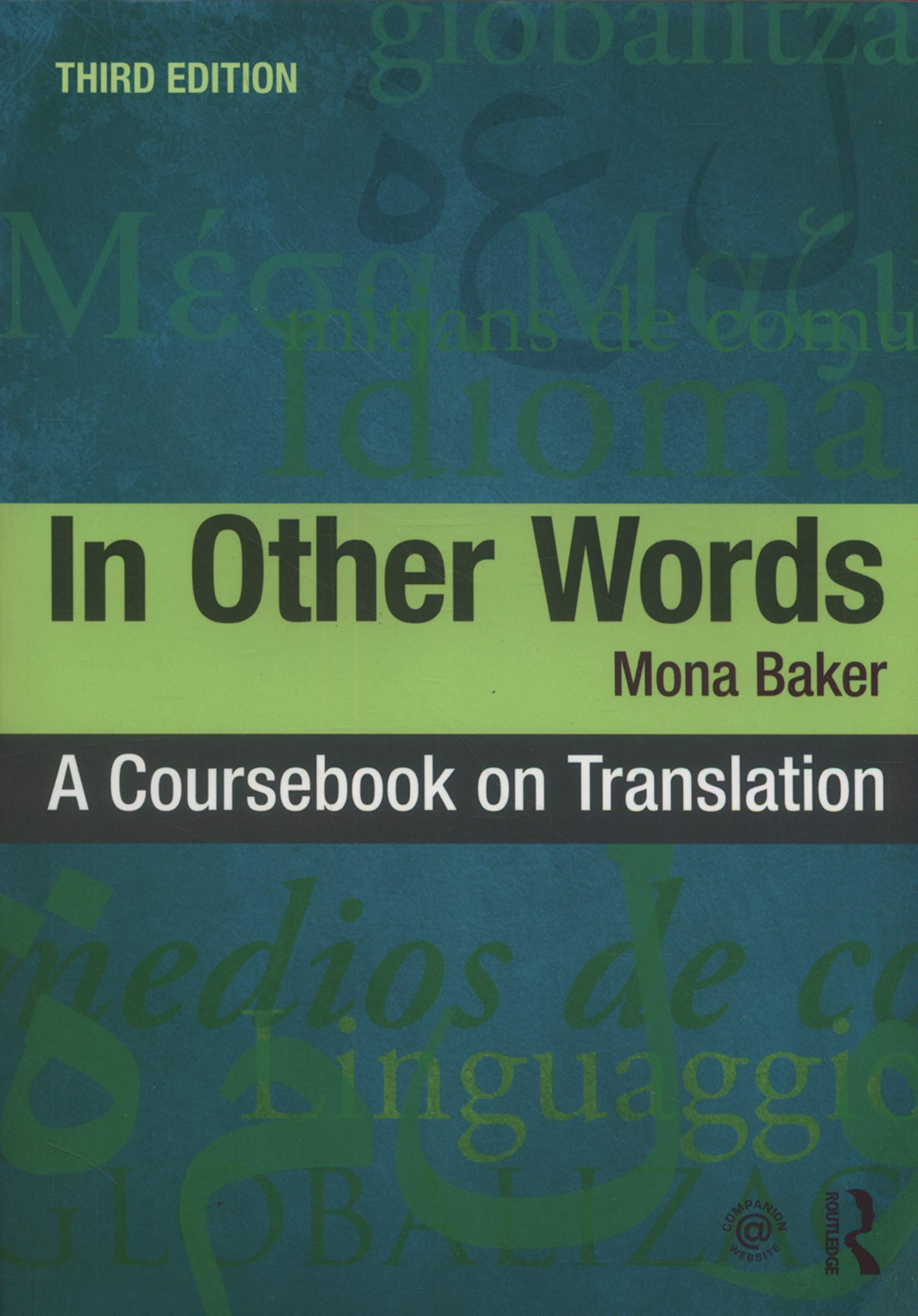 In Other Words: A Coursebook on Translation,New