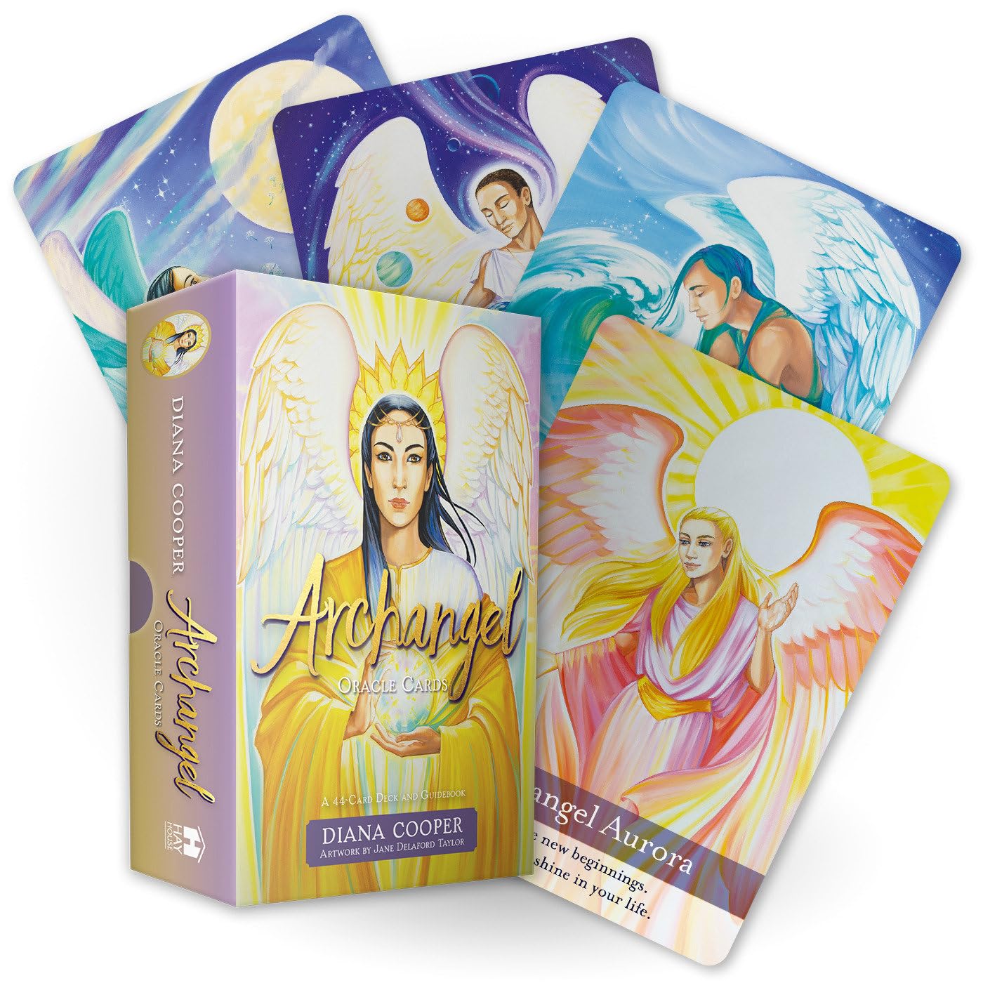 Archangel Oracle Cards: A 44Card Deck and Guidebook,Used