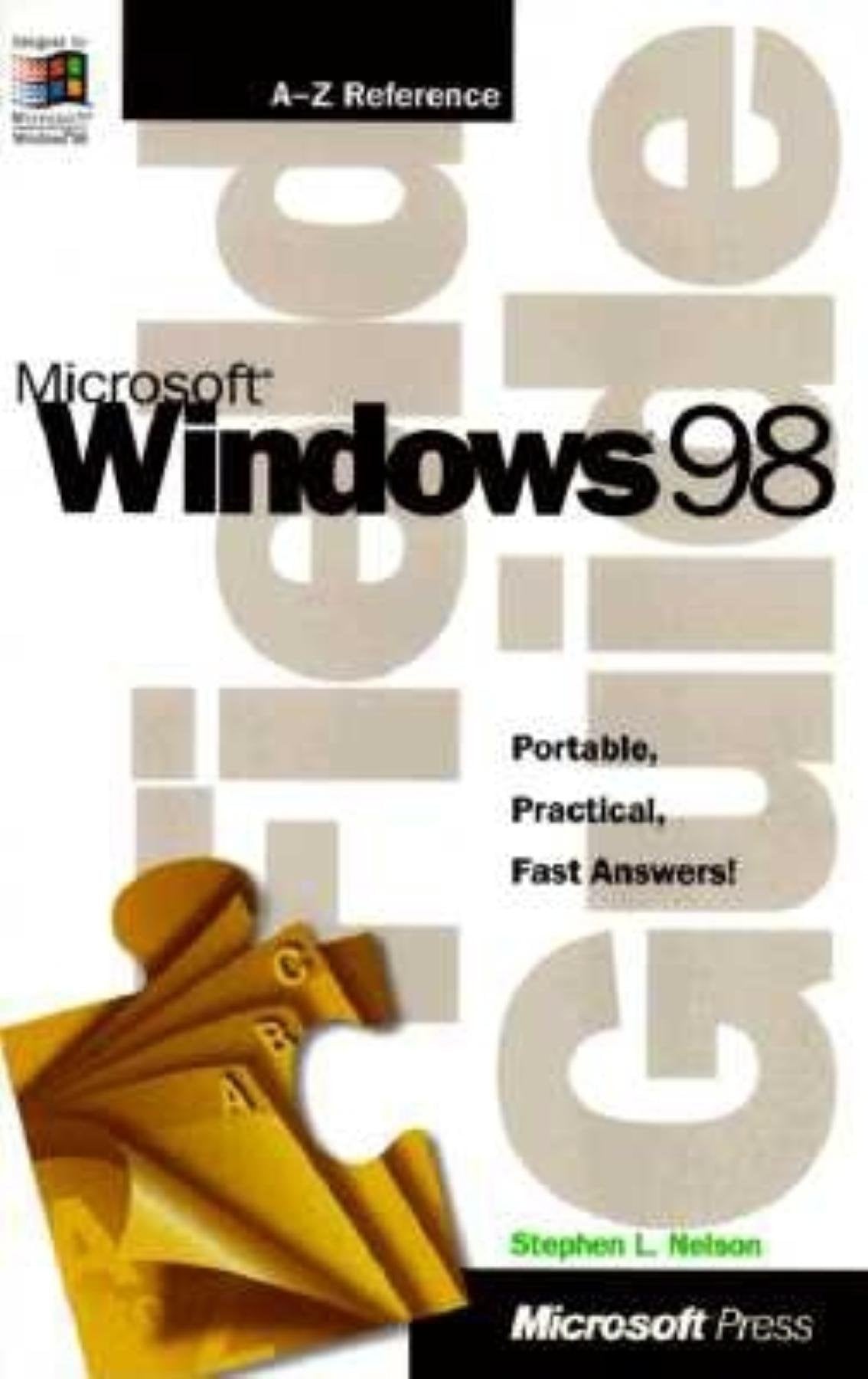 Microsoft Windows 98 Field Guide (POCKET GUIDE (MICROSOFT)),Used