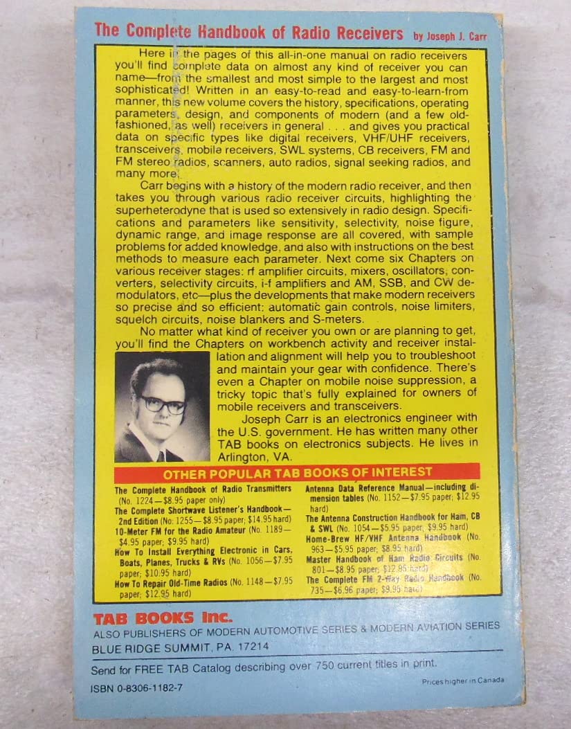 The complete handbook of radio receivers,Used