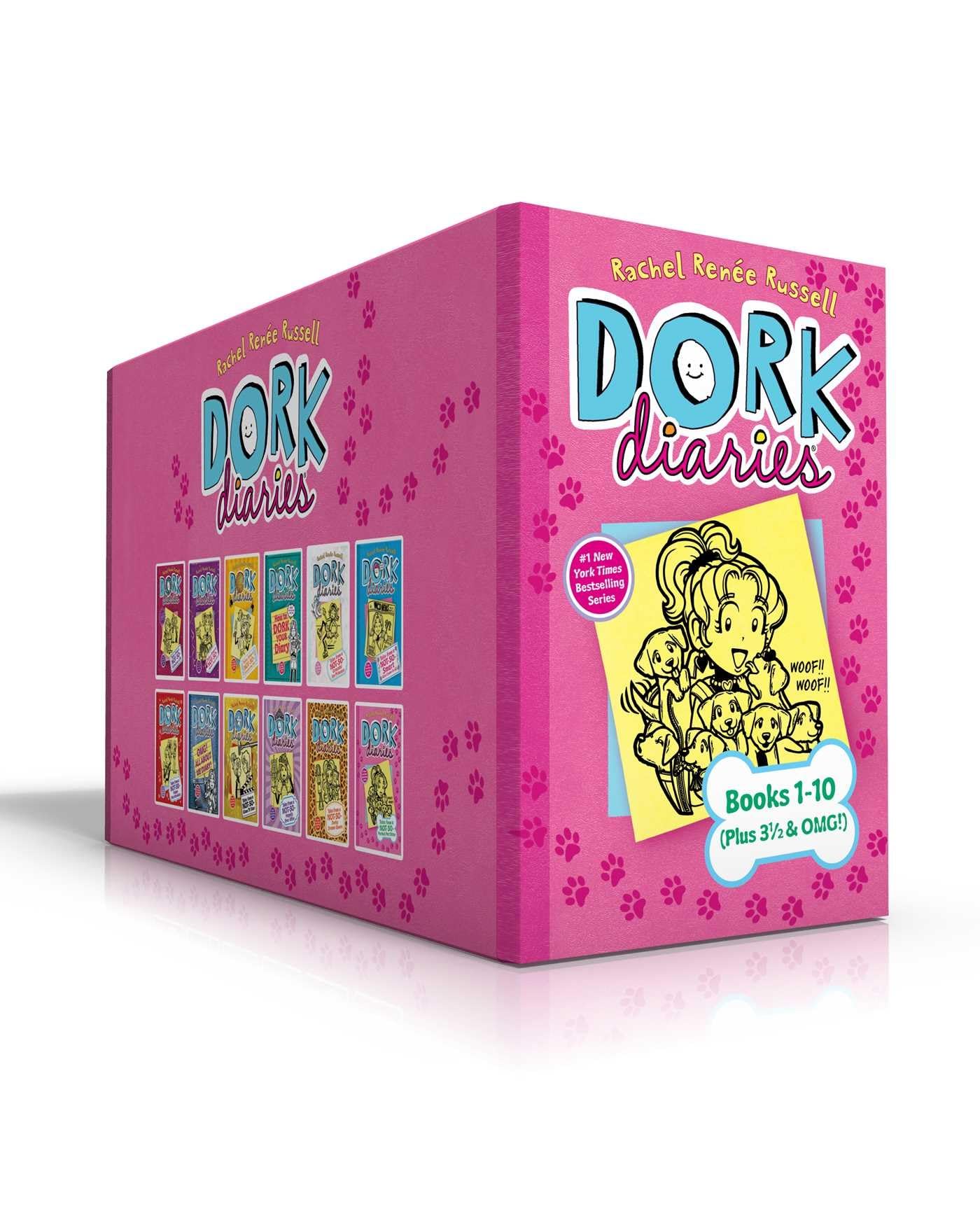 Dork Diaries Books 110 (Plus 3 1/2 & OMG!) (Boxed Set): Dork Diaries 1; Dork Diaries 2; Dork Diaries 3; Dork Diaries 3 1/2; Dor,New