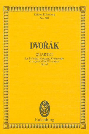 String Quartet in C Major, Op. 61 (Edition Eulenburg),Used