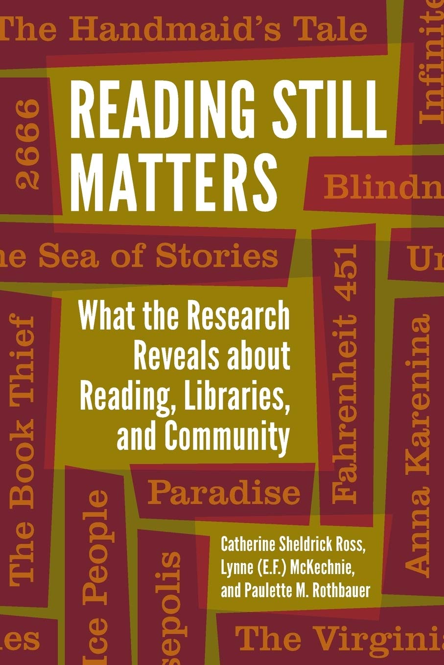 Reading Still Matters: What the Research Reveals about Reading, Libraries, and Community,Used