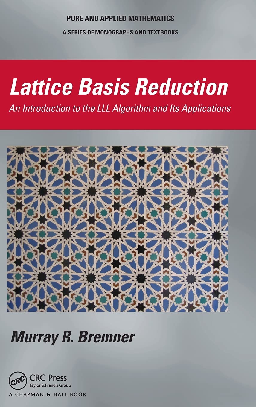 Lattice Basis Reduction (Chapman & Hall Pure and Applied Mathematics),New