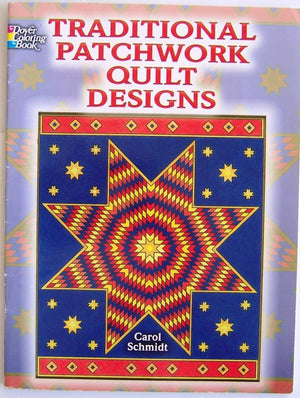 Traditional Patchwork Quilt Designs (Dover Design Coloring Books),Used