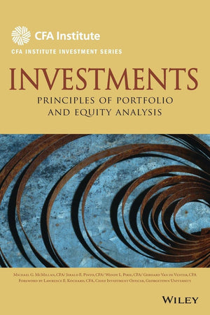 Investments: Principles Of Portfolio And Equity Analysis,New
