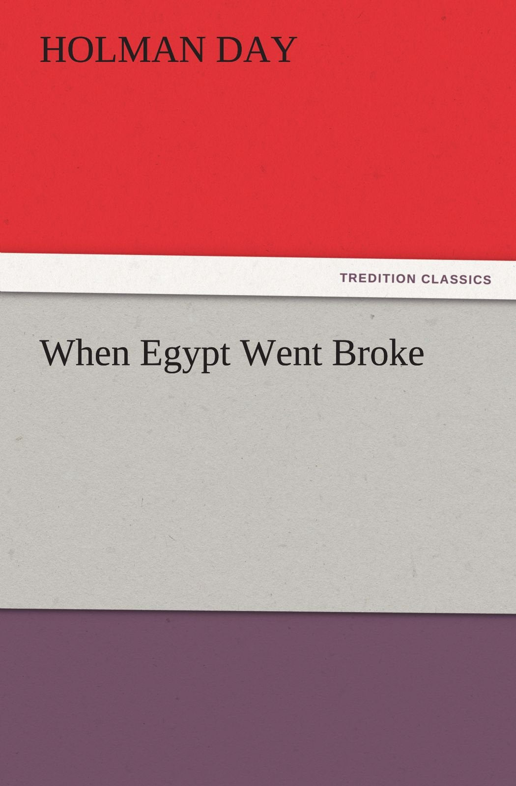 When Egypt Went Broke,Used