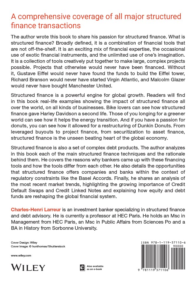Structured Finance: Leveraged Buyouts, Project Finance, Asset Finance and Securitization,Used