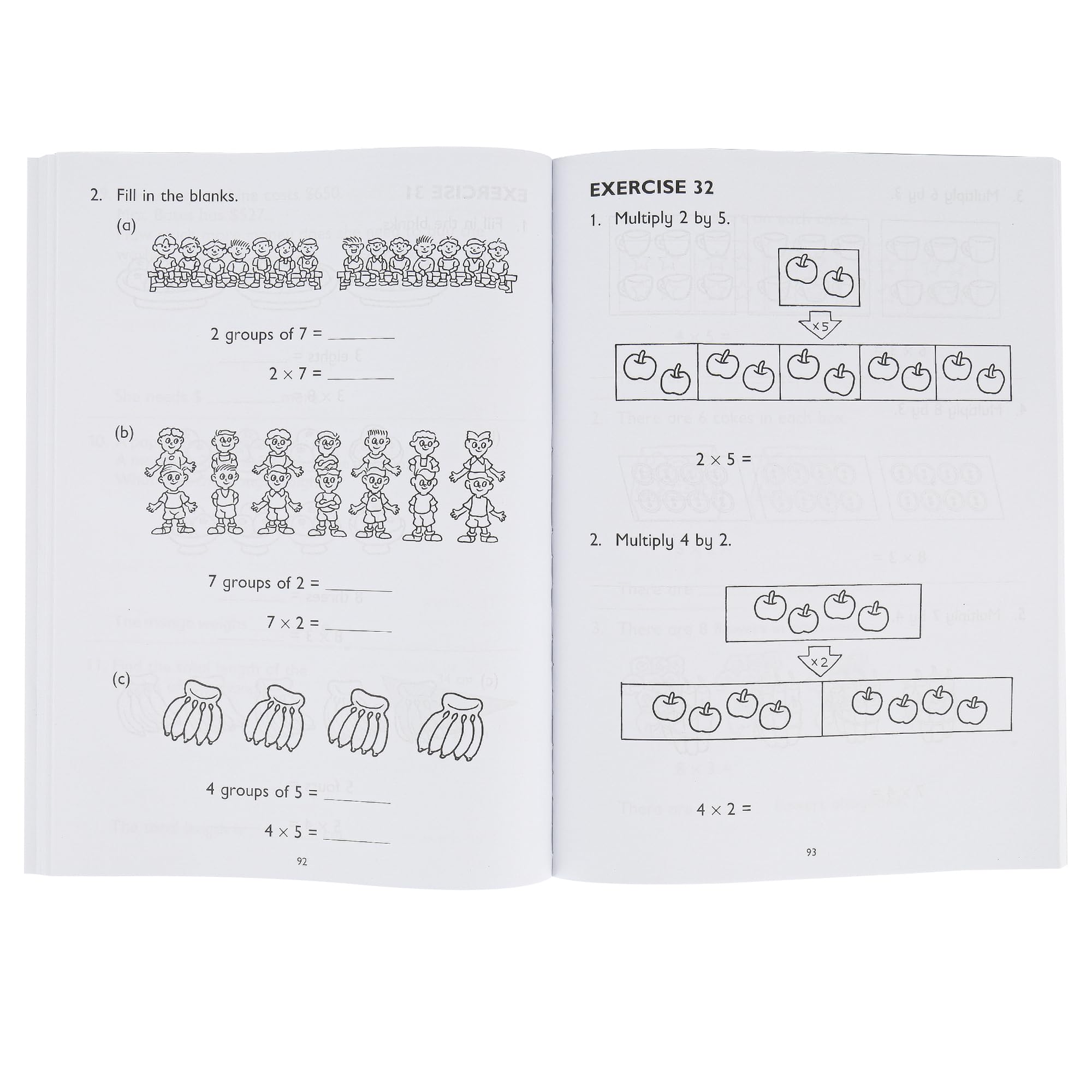 Primary Mathematics 2A Workbook,Used