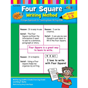 Four Square Writing Method Grades 13 w/ Enhanced CD,New