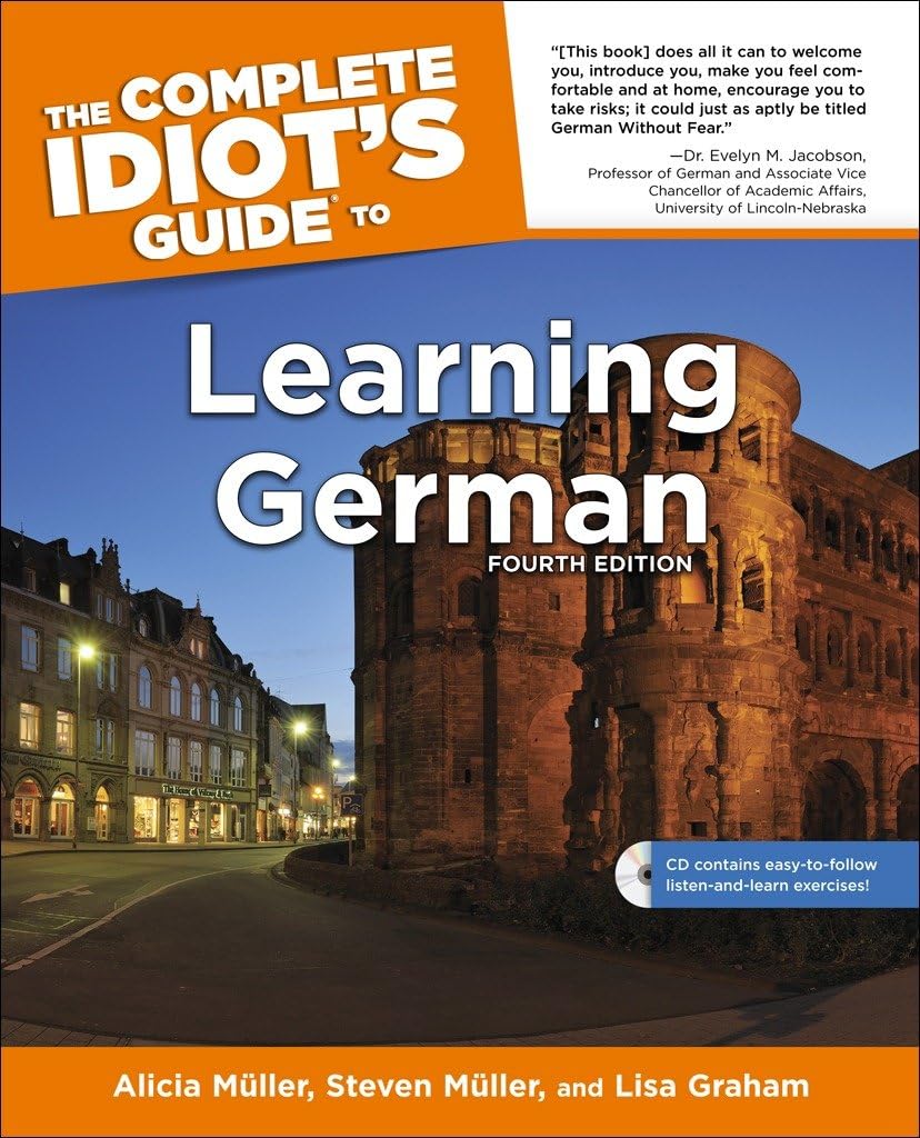 The Complete Idiot'S Guide To Learning German, 4E,Used