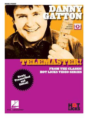 Danny Gatton  Telemaster! From the Classic Hot Licks Video Series  Book with Online Video,New