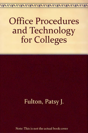 Office Procedures and Technology for Colleges,Used