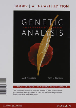 Genetic Analysis: An Integrated Approach,Used