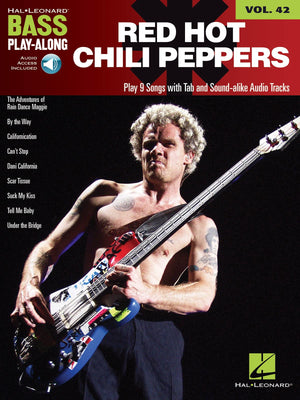 Red Hot Chili Peppers  Bass Playalong Volume 42 (Book/Audio Access) (Hal Leonard Bass Playalong) (Hal Leonard Bass Playalong,Used