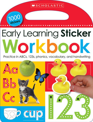 Early Learning Sticker Workbook: Scholastic Early Learners (Sticker Book),New