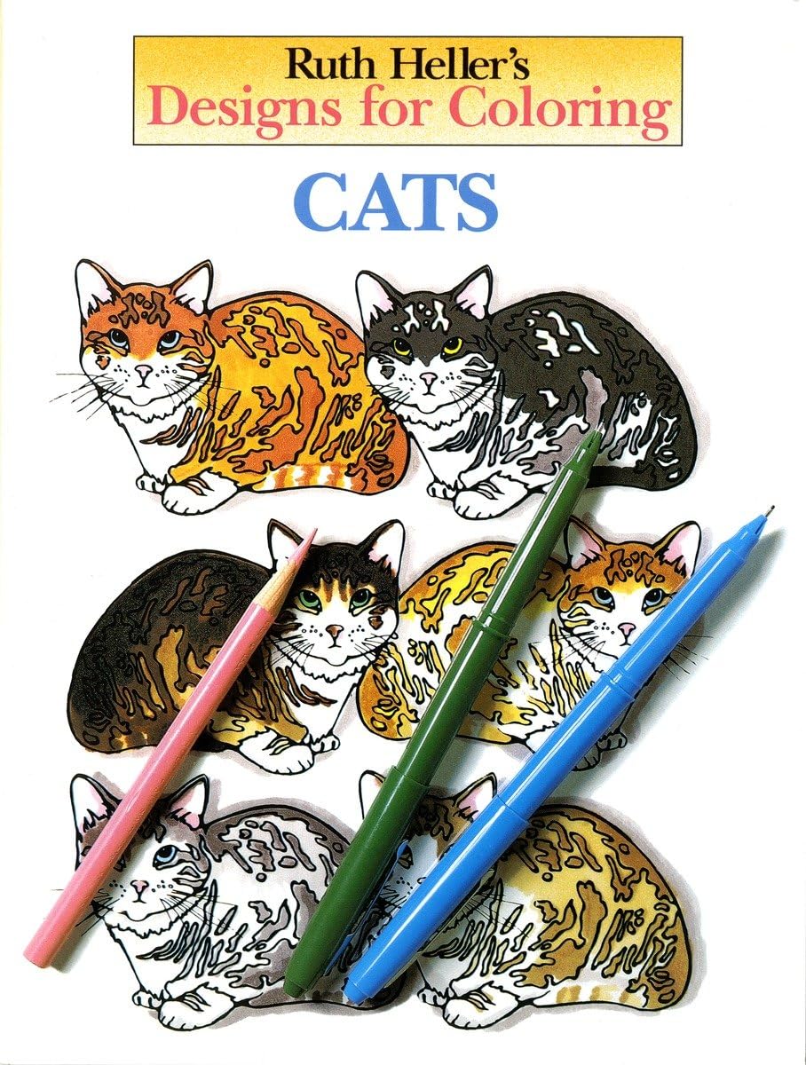 Designs for Coloring: Cats,Used