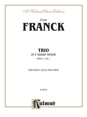 Trio in FSharp Minor, Op. 1, No. 1: For Violin, Cello and Piano (Kalmus Edition),Used