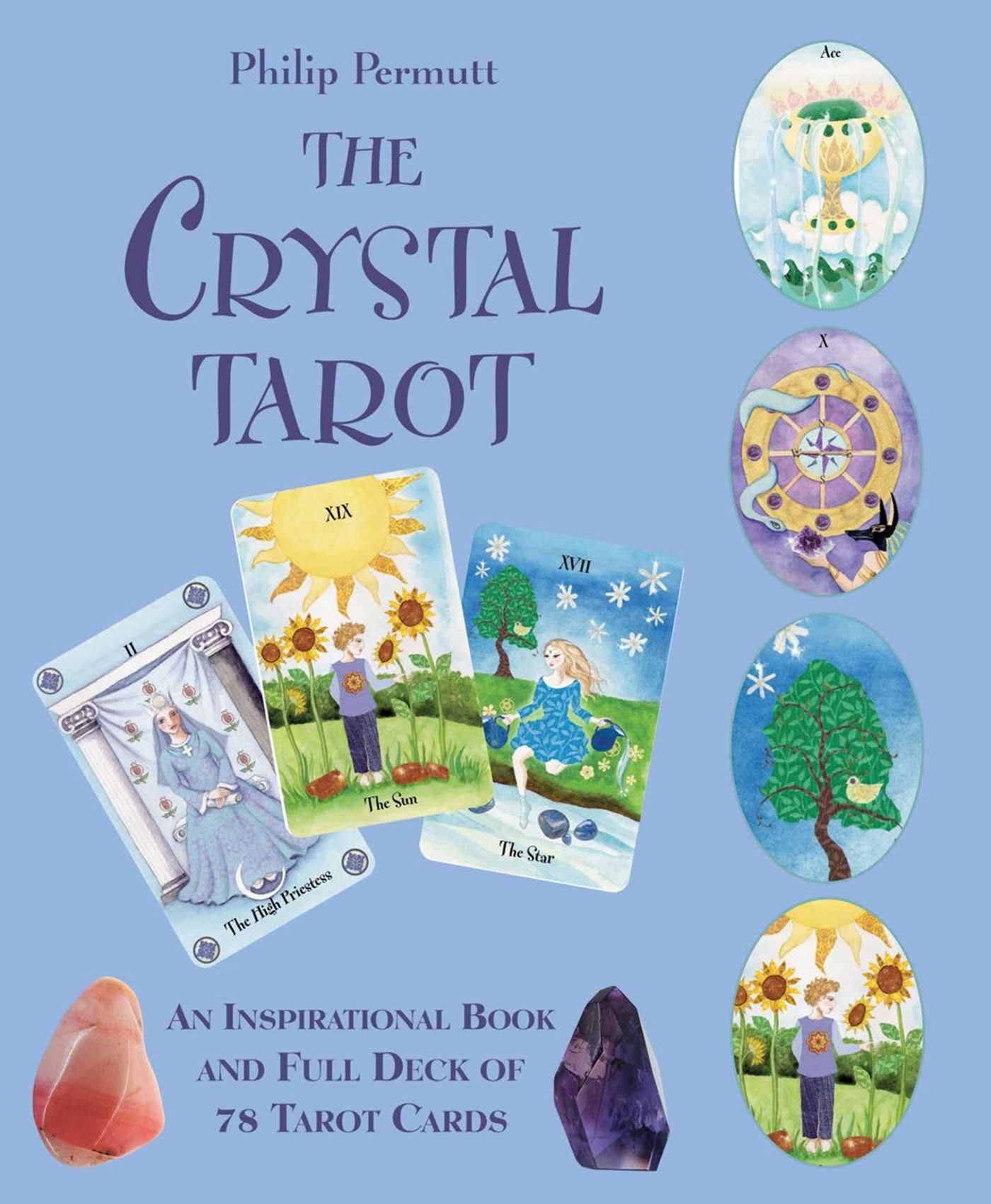 The Crystal Tarot: An inspirational book and full deck of 78 tarot cards,Used