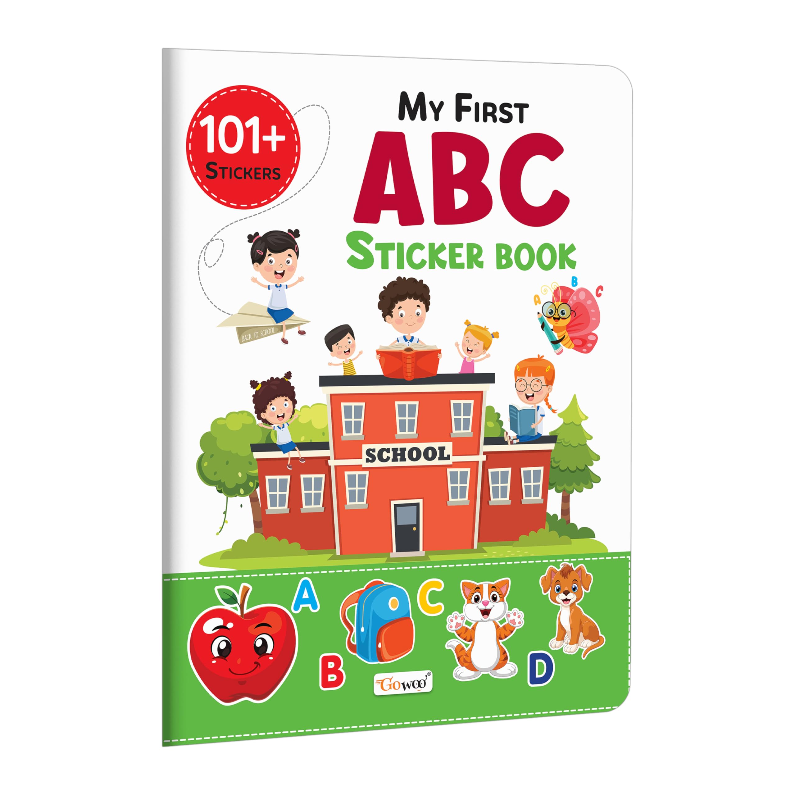 My First Abc Sticker Book: Alphabet Adventures With 101+ Stickers, Learning Book For Kids (Ages 3-12), Sticker Activities, Sticker Play For Children, Educational Fun For Kids.