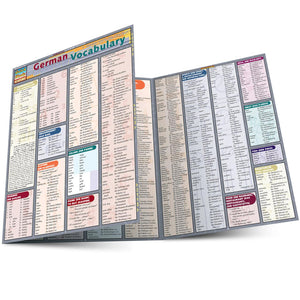 German Vocabulary QuickStudy Laminated Reference Guide (QuickStudy Academic),Used