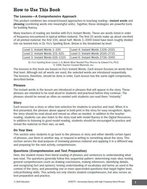 Increasing Fluency with High Frequency Word Phrases Grade 4 (Increasing Fluency Using High Frequency Word Phrases),Used