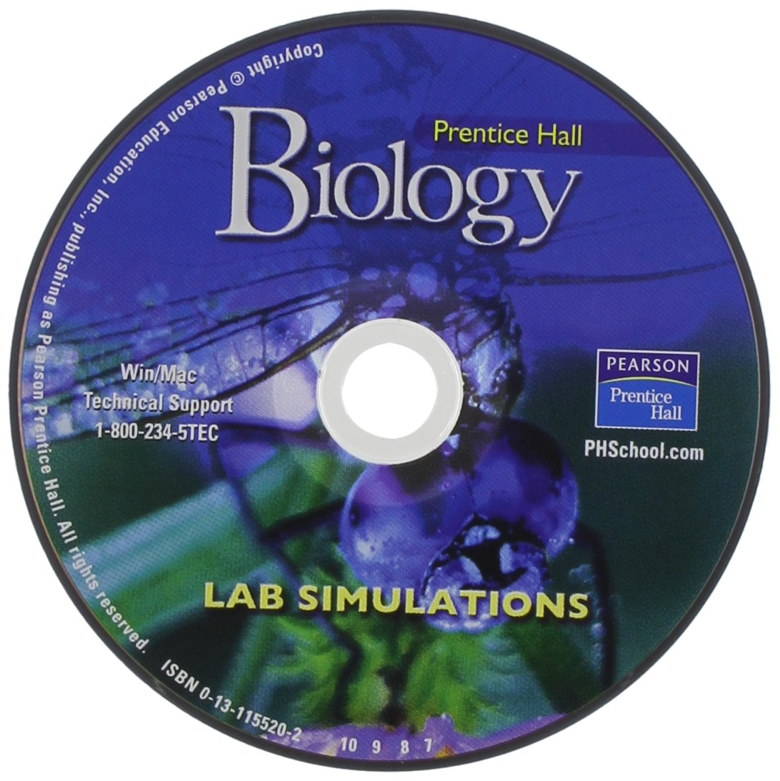 Prentice Hall Miller Levine Biology Lab Simulations CDROM 2004c,New