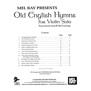 Old English Hymns for Violin SoloPiano Accompaniment,Used