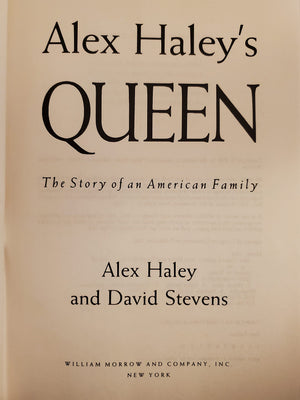 Alex Haley'S Queen: The Story Of An American Family,New