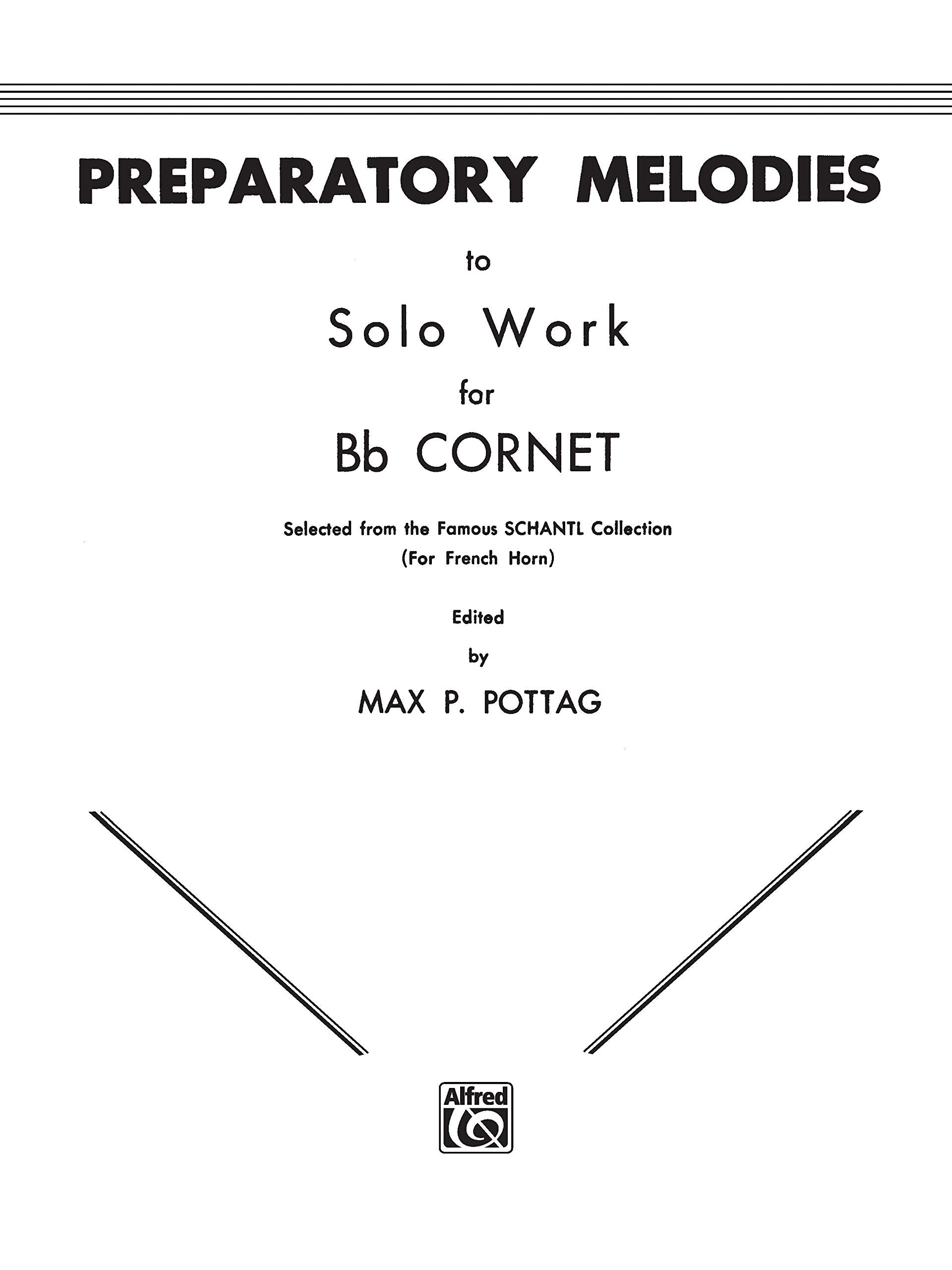 Preparatory Melodies to Solo Work for Bflat Cornet,Used