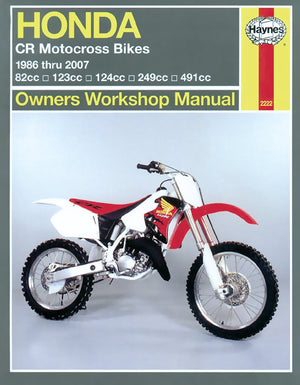 Honda CR Motocross Bikes (86  07) Haynes Repair Manual (Paperback),Used
