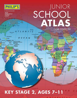 Philip's Junior School Atlas 10th Edition,Used