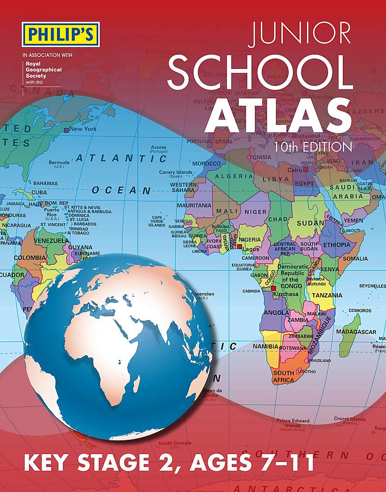 Philip's Junior School Atlas 10th Edition,Used