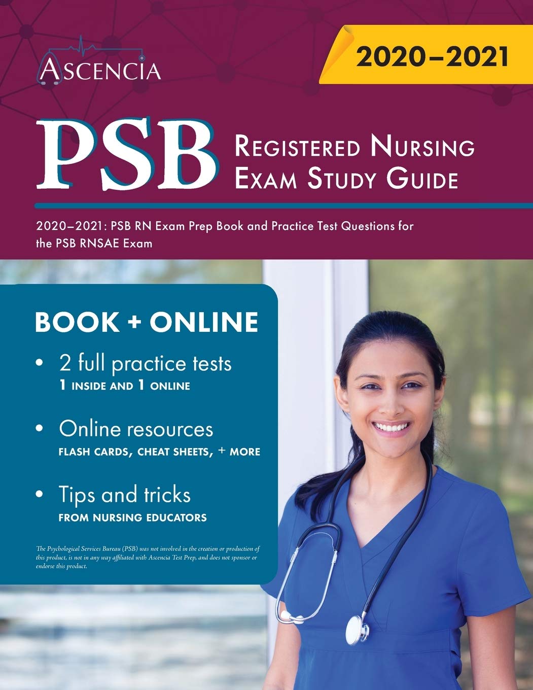 PSB Registered Nursing Exam Study Guide 20202021: PSB RN Exam Prep Book and Practice Test Questions for the PSB RNSAE Exam,Used