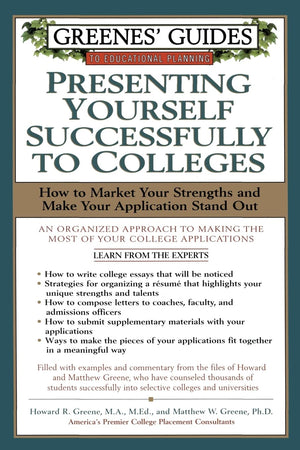 Greenes' Guide to Educational Planning: Presenting Yourself Successfully To Colleges,Used