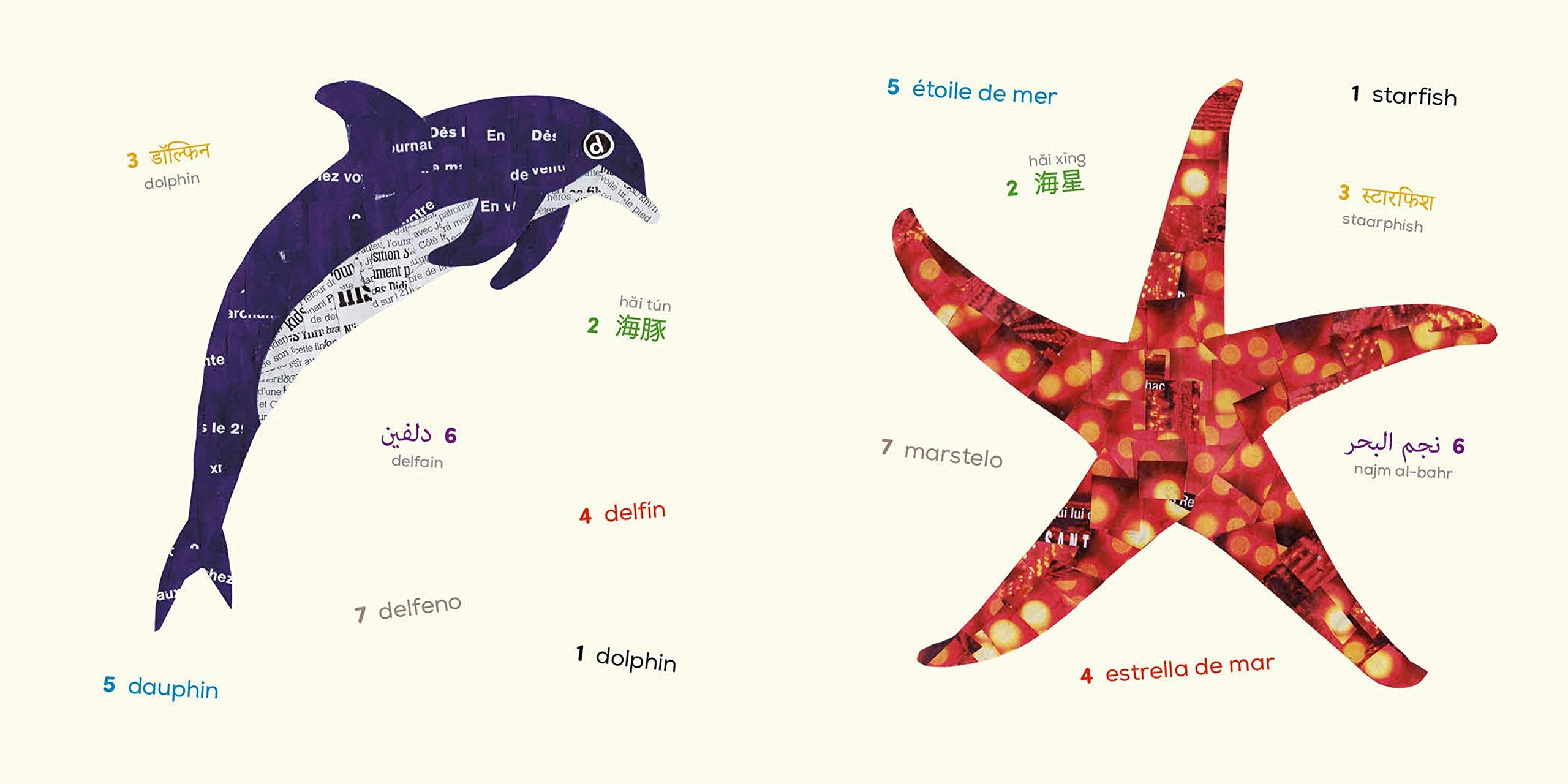 Ocean Animals (Multilingual Board Book) (Words of the World Series),Used