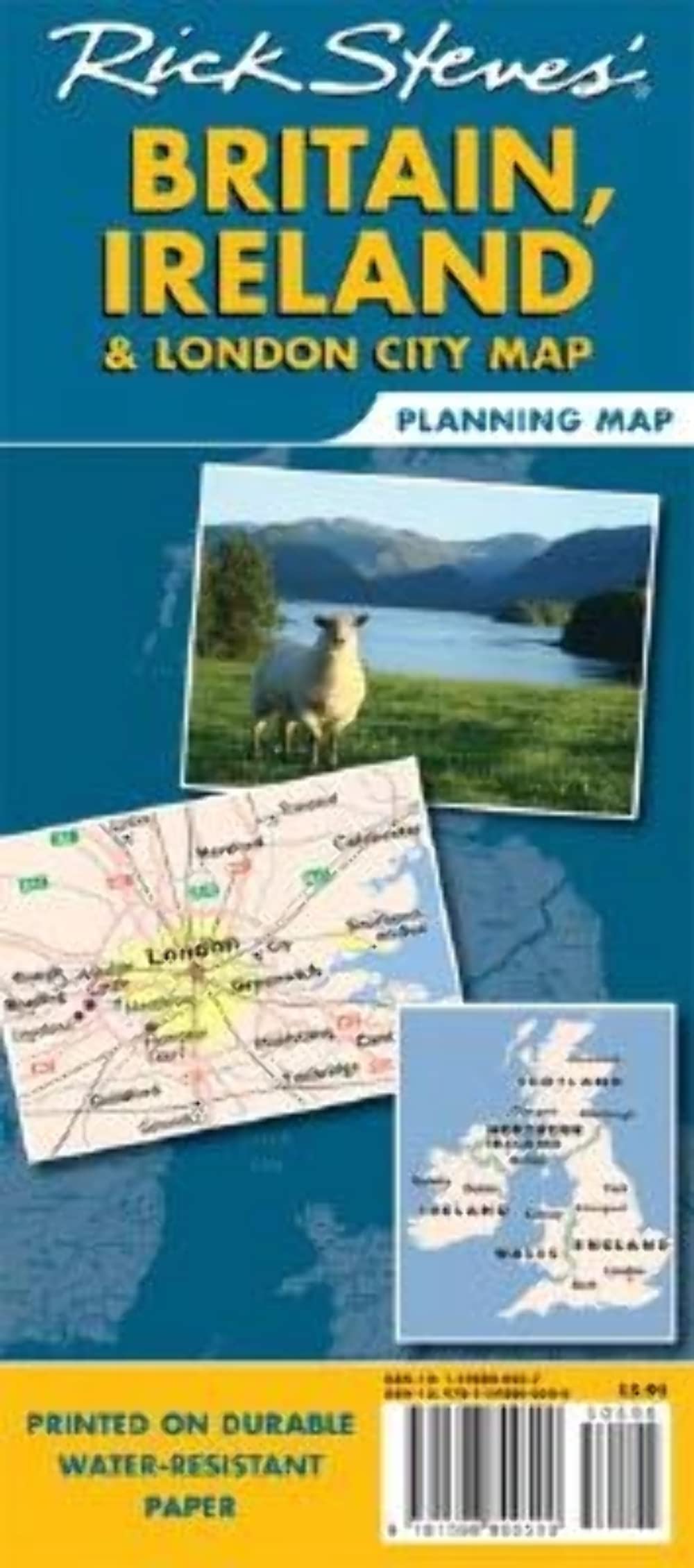 Rick Steves Britain, Ireland And London City Map