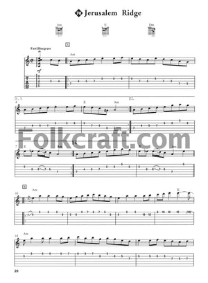 Tony Rice Teaches Bluegrass Guitar Book/Online Audio,Used