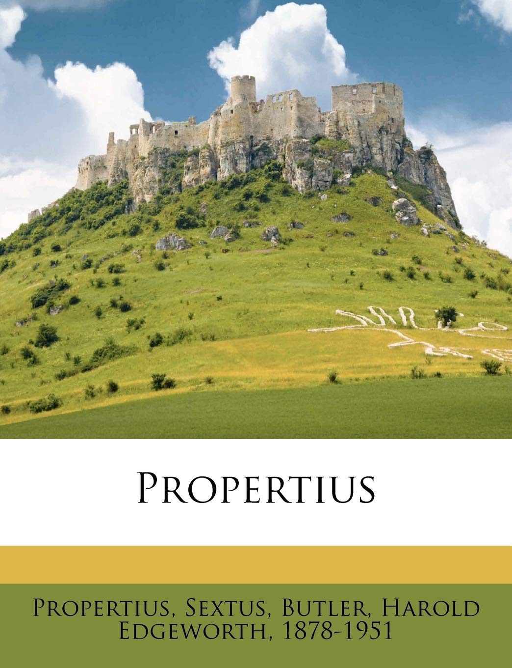 Propertius (Latin Edition),Used